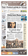 Indianapolis Star A1 on Sept. 6, 2012