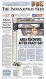 Indianapolis Star A1 on Dec. 27, 2012